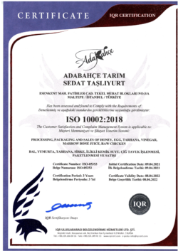 ADABAHÇE-TARIM-ISO-10002-08.04